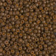 Miyuki seed beads 8/0 - Duracoat opaque cognac 8-4492